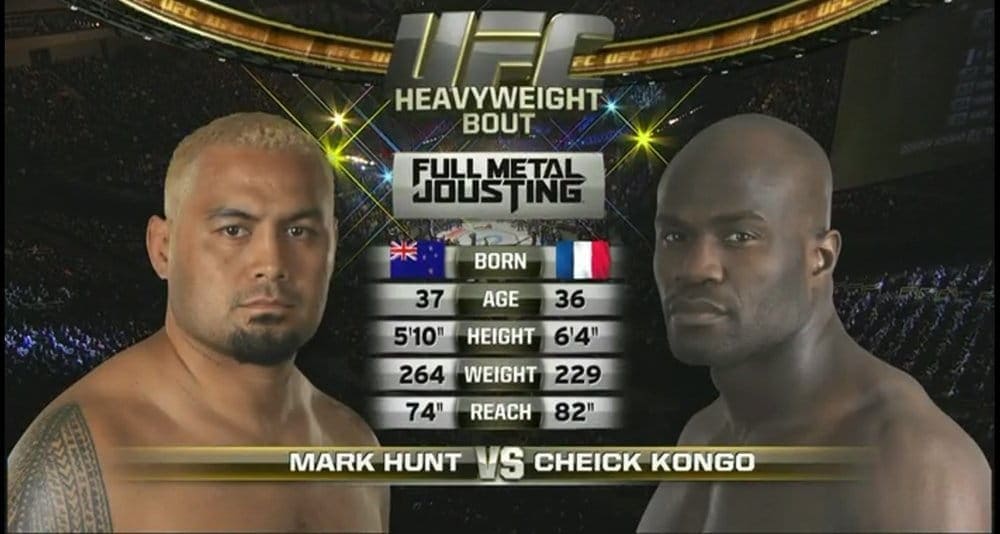 Видеоархив: Марк Хант против Чейка Конго на UFC 144 в Японии