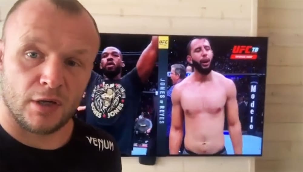 Александр Шлеменко отреагировал на победу Джона Джонса
