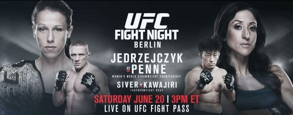 Life is a fight. UFC Fight Night Jędrzejczyk vs. Penne Постер.