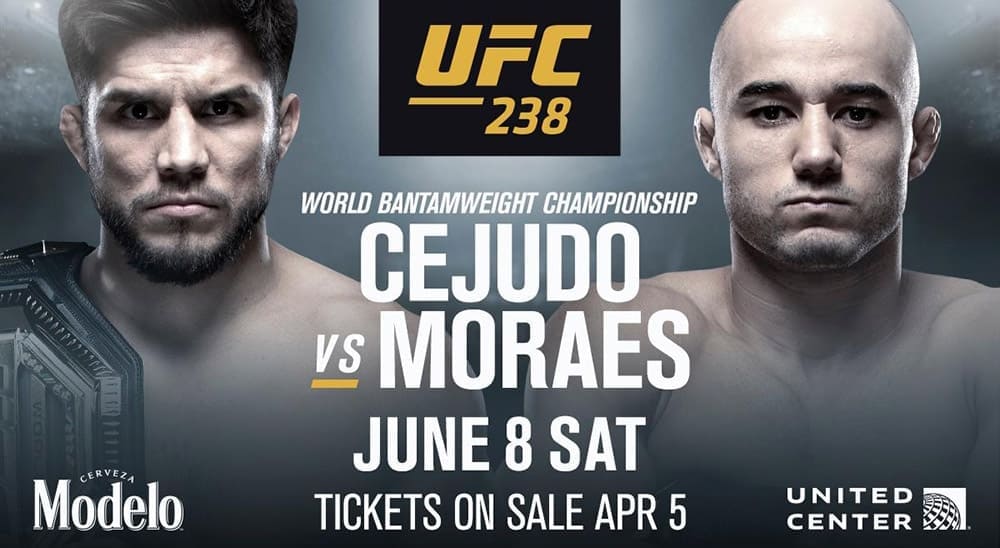 Поединок Генри Сехудо и Марлона Мораеса на UFC 238 подтвержден официально
