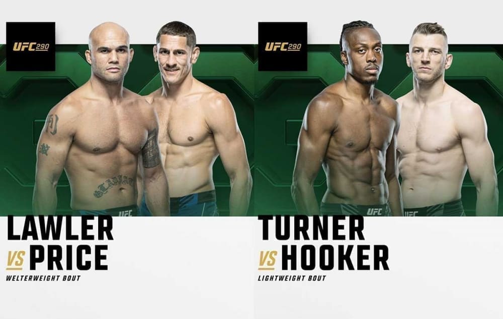 Бои Лоулер-Прайс и Тернер-Хукер состоятся на UFC 290 в Лас-Вегасе