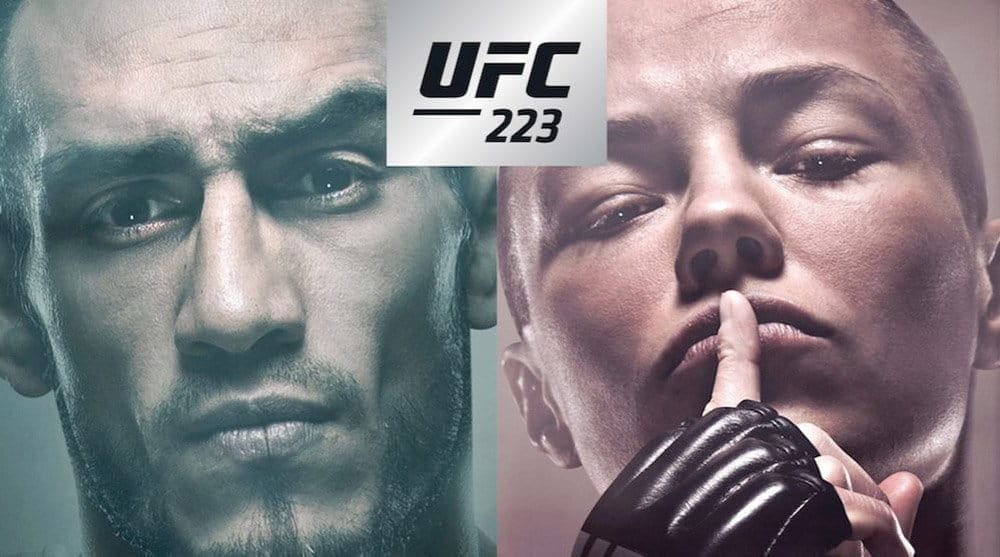 Представлен официальный постер турнира UFC 223