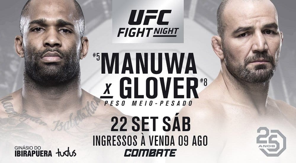 Джими Манува против Гловера Тейшейры на UFC Fight Night 137 в Сан-Пауло