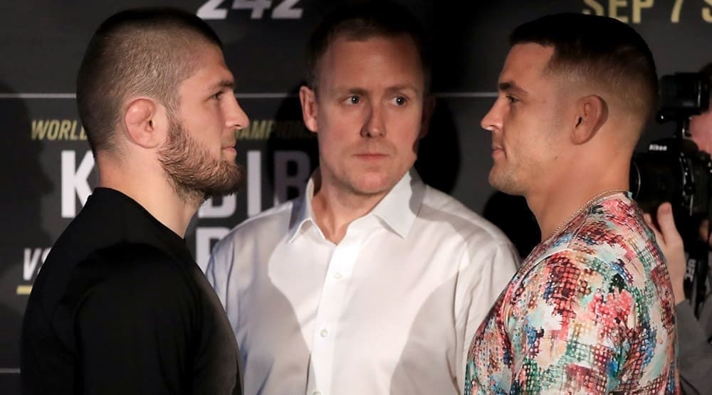 Хабиб Нурмагомедов и Дастин Порье проведут пресс-конференцию перед турниром UFC 239