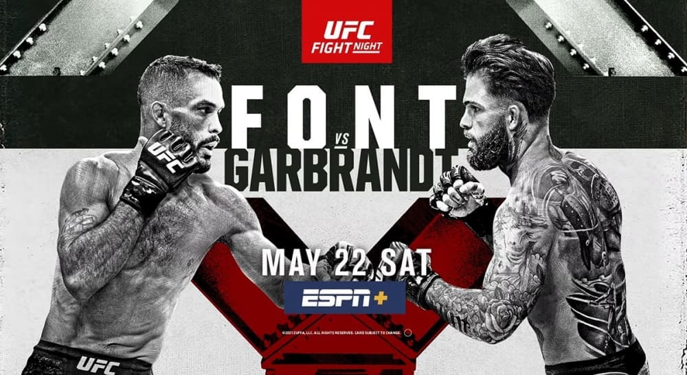 Прямая трансляция UFC Fight Night 188: Фонт vs Гарбрэндт