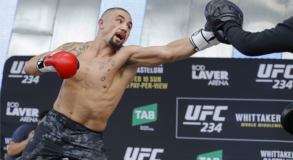 UFC 234: открытая тренировка