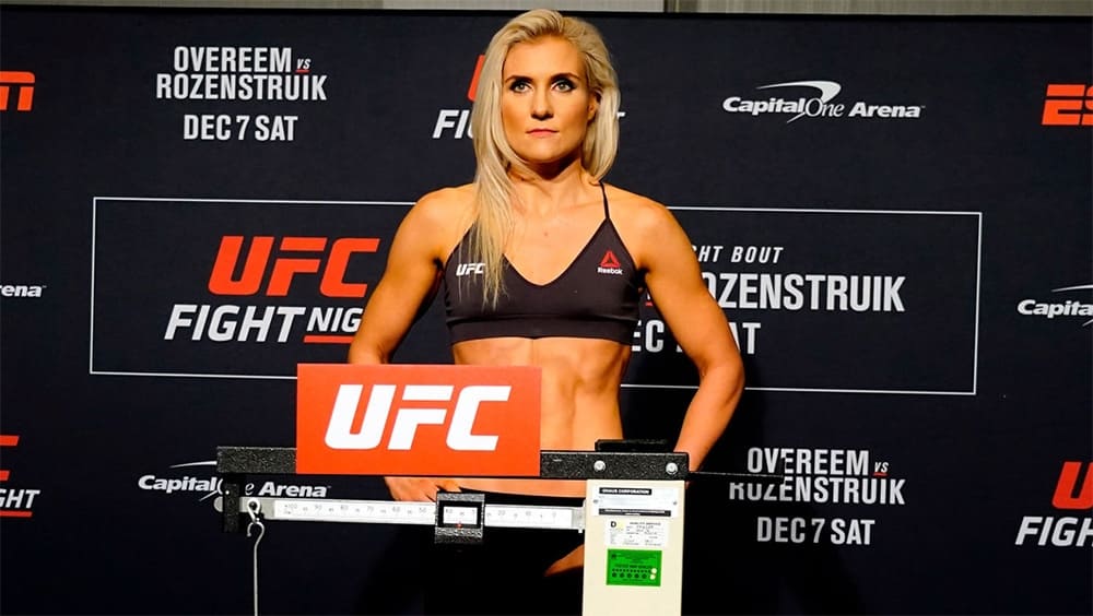 Боец UFC Куницкая отрицает, что дралась беременной