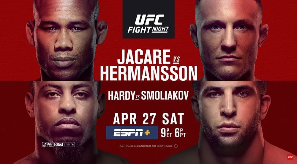 UFC Fight Night 150: Жакаре против Херманссона (прямая трансляция)