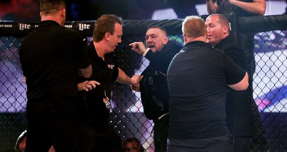 Из-за нападения на рефери Конор МакГрегор будет отстранен от участия в турнире UFC 219
