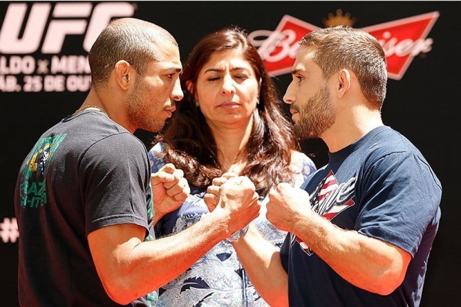 UFC 179 staredowns