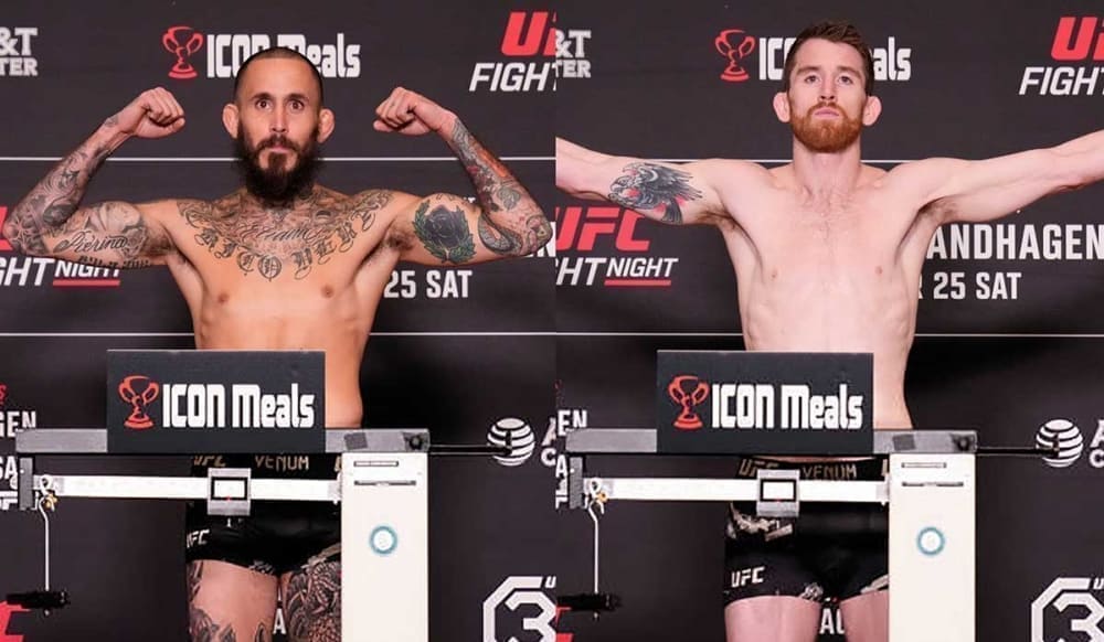 Результаты взвешивания к турниру UFC on ESPN 43: один бой отменен