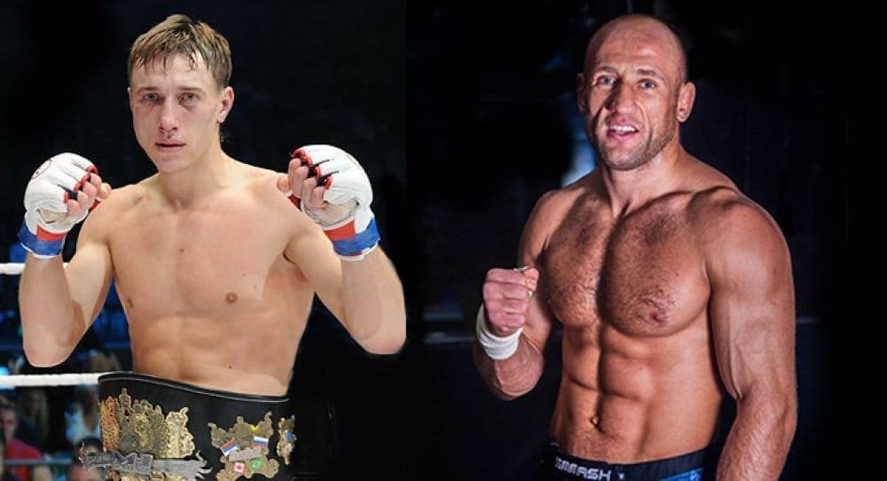 Артем Дамковский и Александр Бутенко разыграют вакантный чемпионский пояс M-1 Challenge в легком весе
