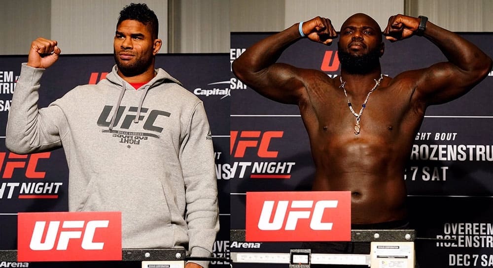 Результаты взвешивания к UFC on ESPN 7: Розенструйк перевесил Оверима