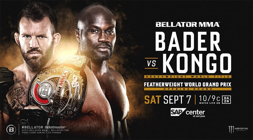 Райан Бейдер и Чейк Конго возглавят турнир Bellator 226