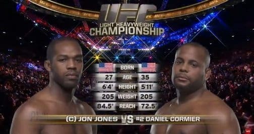 Видеоархив: Джон Джонс против Даниэля Кормье на UFC 182 в Лас-Вегасе