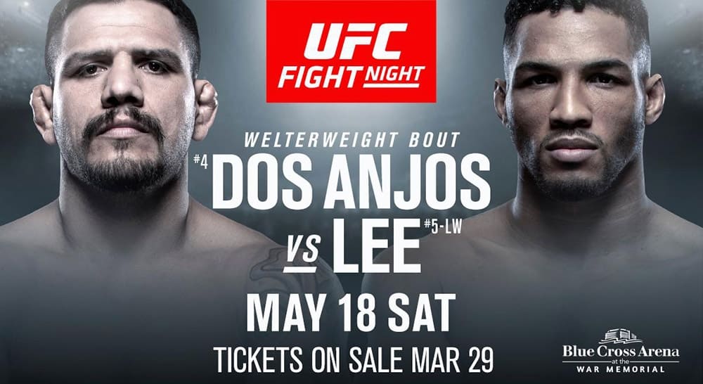 Рафаэль Дос Аньос и Кевин Ли возглавят турнир UFC Fight Night 151