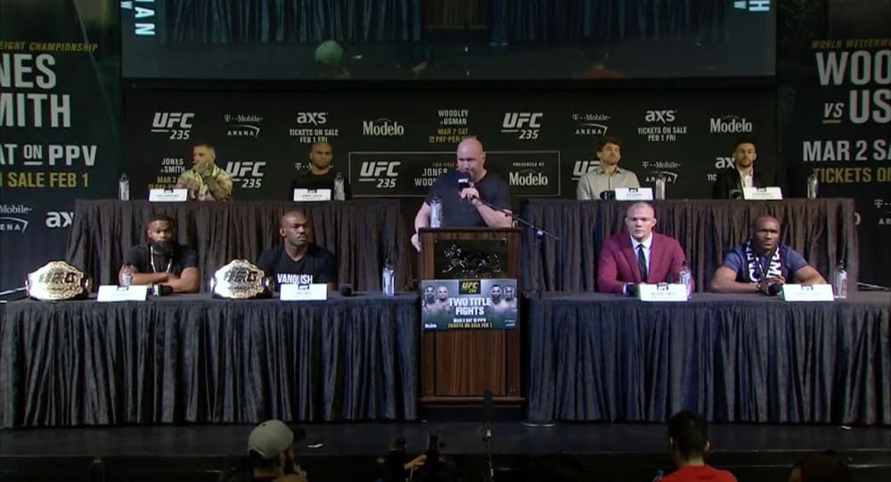 UFC 235: пресс-конференция (с русским переводом)