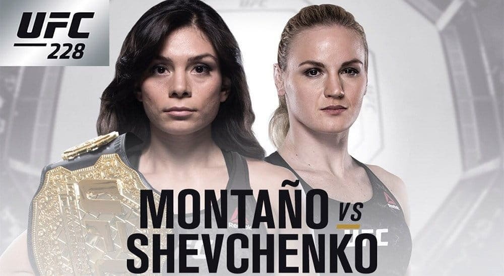 Никко Монтаньо против Валентины Шевченко на UFC 228 в Далласе