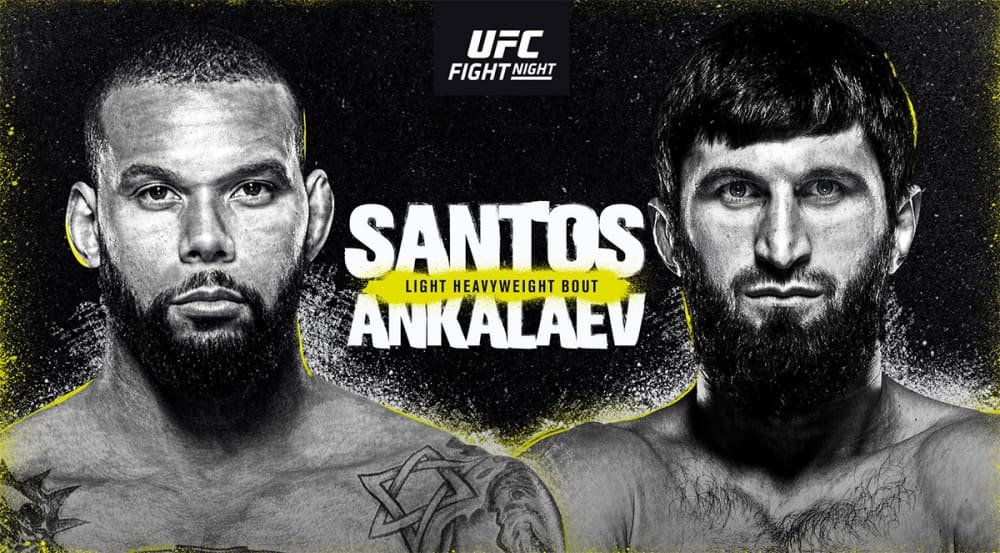 М.Анкалаев – Т. Сантос. Трансляция UFC Fight Night 203 – где смотреть онлайн