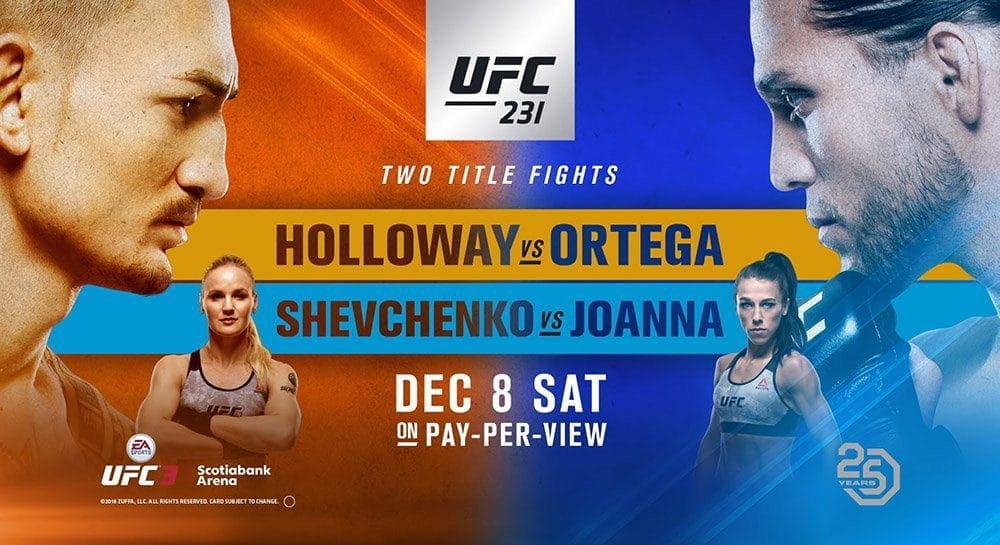 UFC 231: прямая трансляция