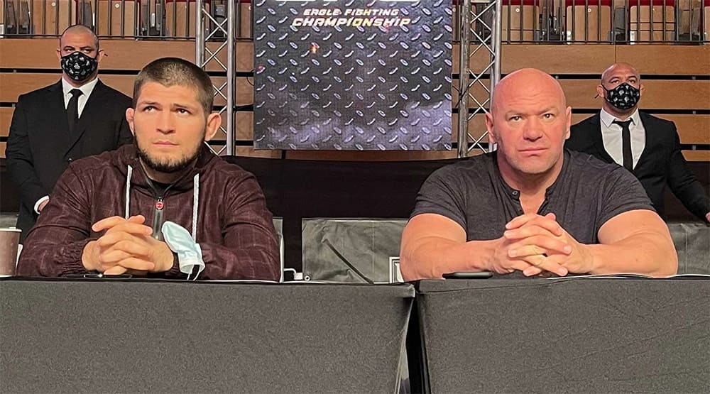 The meeting between Khabib Nurmagomedov and Dana White took place behind closed doors