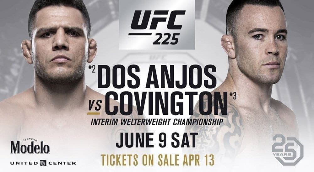 Поединок Колби Ковингтона и Рафаэля Дос Аньоса состоится на UFC 225 в Чикаго