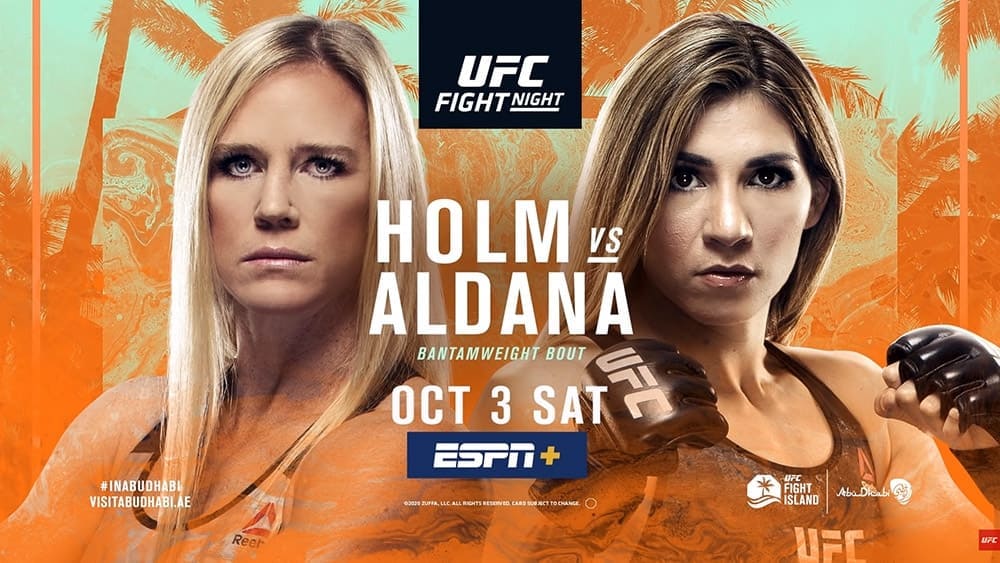 Прямая трансляция UFC on ESPN 16: Холм vs Алдана