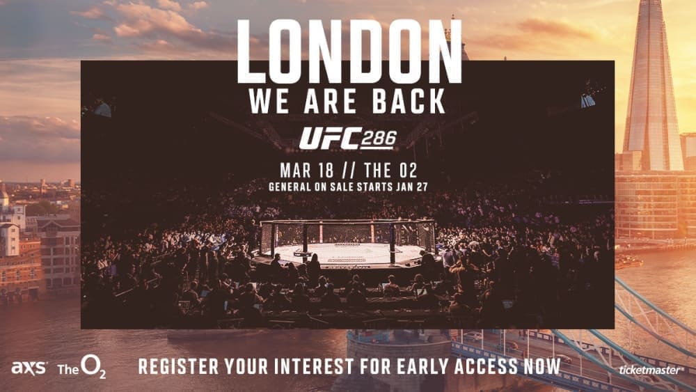 Турнир UFC в Лондоне анонсирован официально