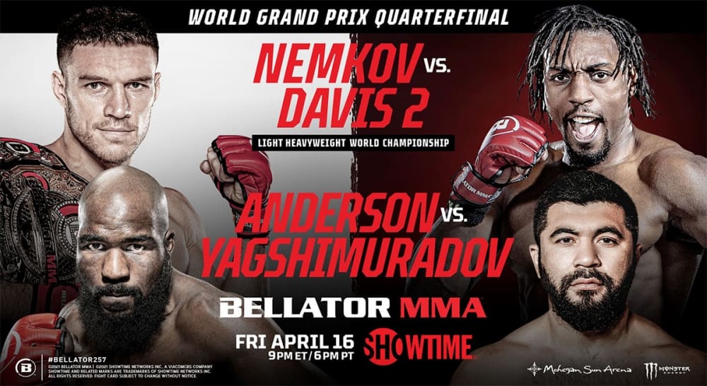 Прямая трансляция Bellator 257: Немков vs Дэвис 2 – где смотреть