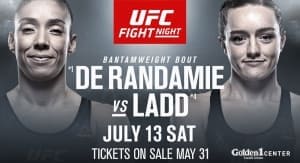 Жермейн де Рандами и Аспен Лэдд возглавят турнир UFC Fight Night 155 в Сакраменто