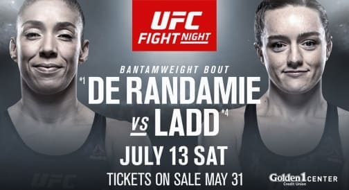 Жермейн де Рандами и Аспен Лэдд возглавят турнир UFC Fight Night 155 в Сакраменто