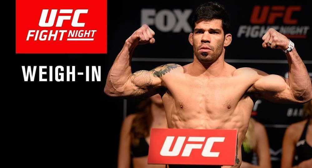 UFC Fight Night 144 (UFC on ESPN+ 2): результаты официального взвешивания