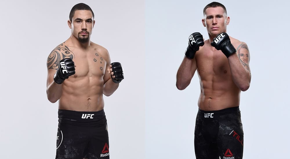 Роберт Уиттакер и Даррен Тилл возглавят турнир UFC в Дублине