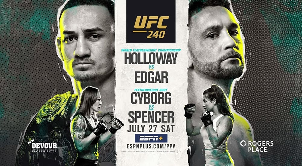 UFC 240: прямая трансляция