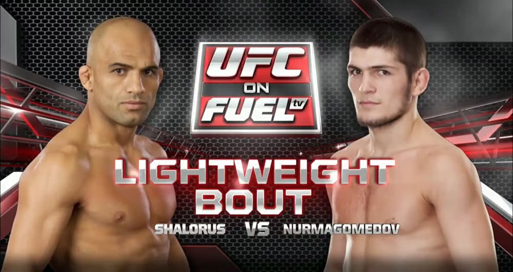 Первый бой Хабиба Нурмагомедова в UFC