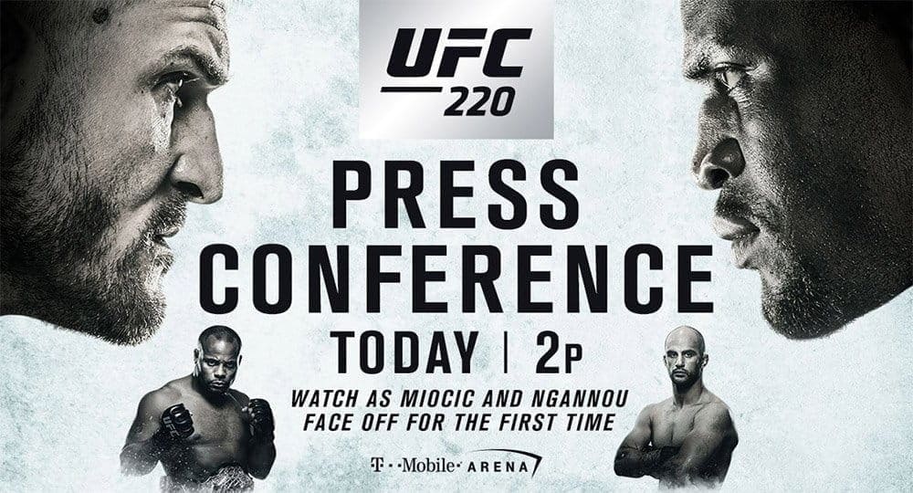 UFC 220: пресс-конференция в Лас-Вегасе