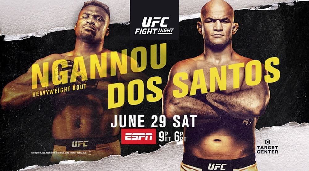 UFC on ESPN 3: Нганну против Дос Сантоса (прямая трансляция)