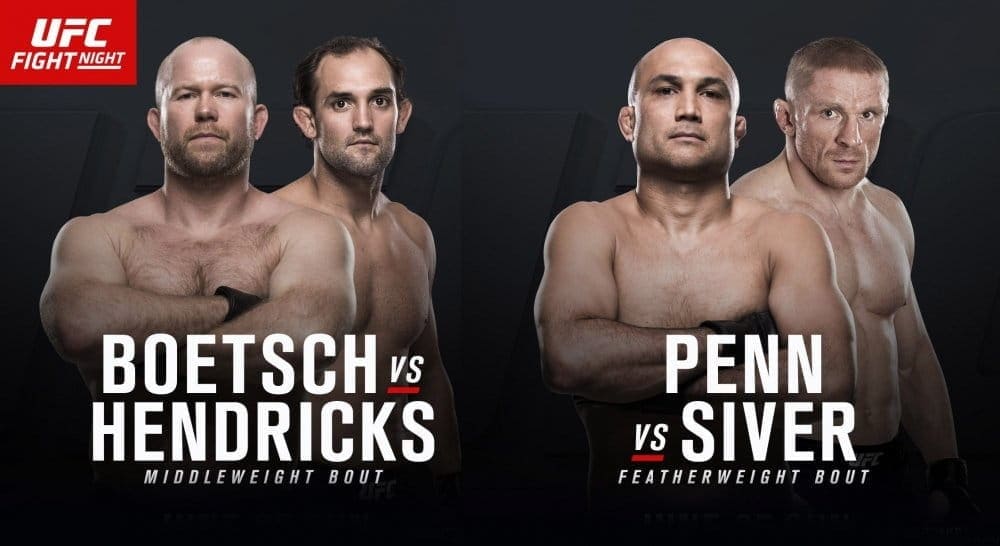 Хендрикс против Боеча и Пенн против Сивера на UFC Fight Night 112 в Оклахоме