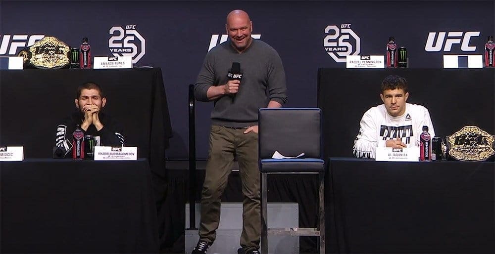 Хабиб Нурмагомедов против Эла Аякуинты, 25 лет UFC: пресс-конференция