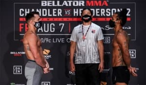Майкл Чендлер и Бен Хендерсон сделали вес перед реваншем на Bellator 243
