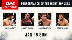 Бонусы турнира UFC Fight Night 103