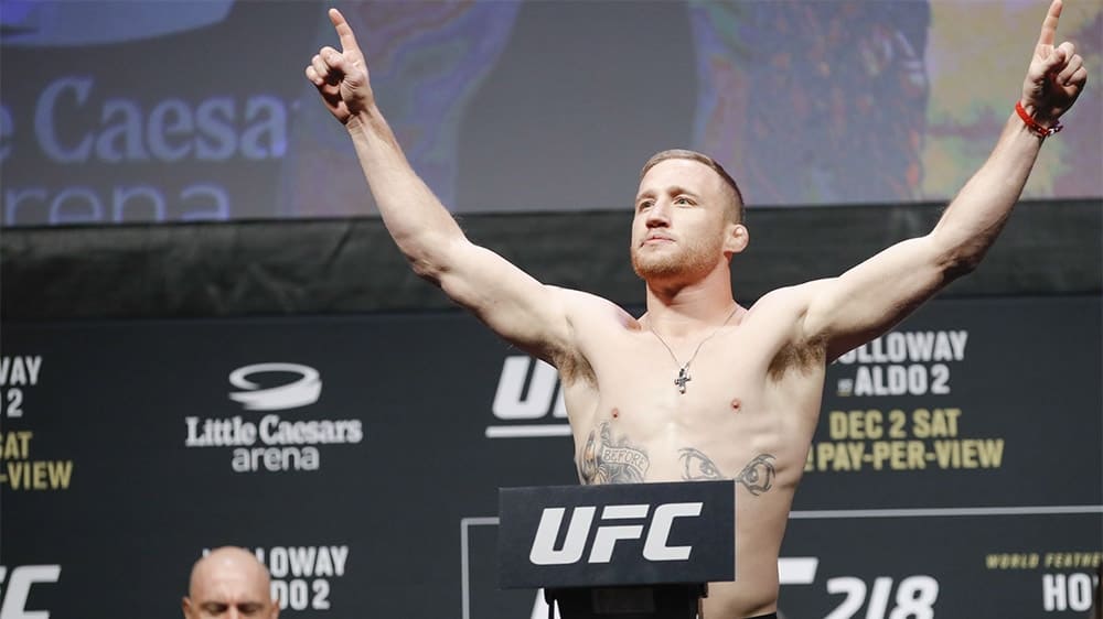 Джастин Гэйтжи обошел Конора МакГрегора в рейтинге UFC