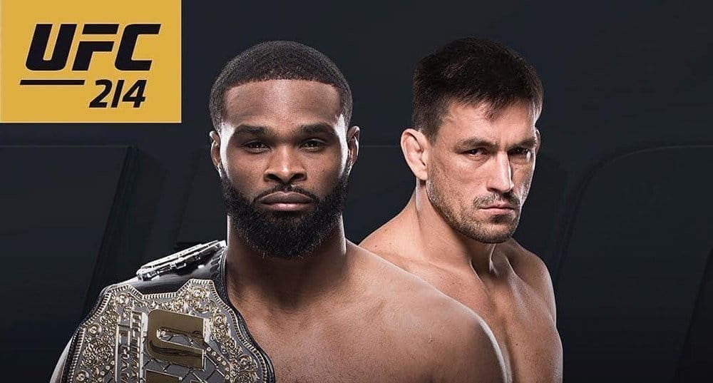 Тайрон Вудли против Демиана Майи на UFC 214 в Анахайме