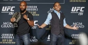 UFC 191: лицом к лицу