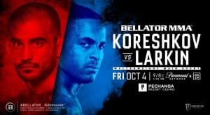 Андрей Корешков и Лоренц Ларкин возглавят турнир Bellator 229