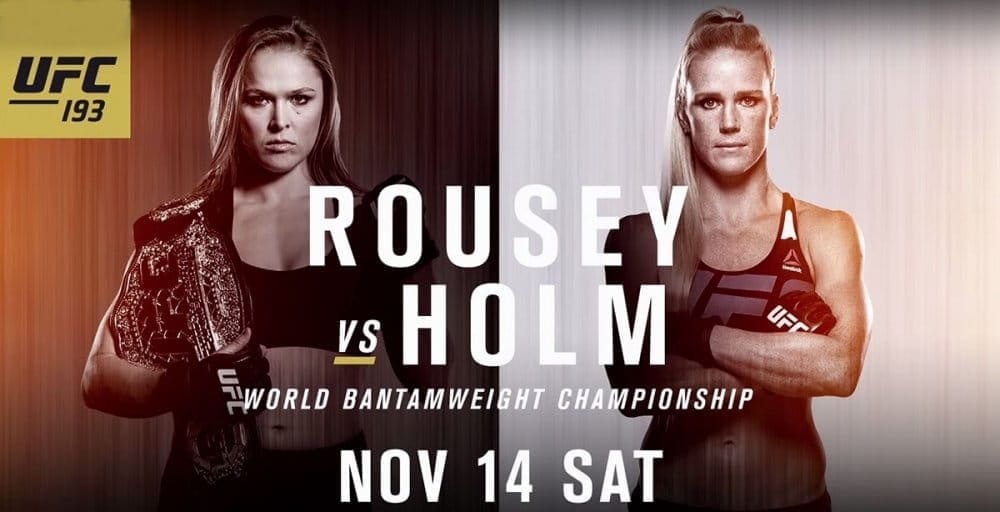 UFC 193: видео