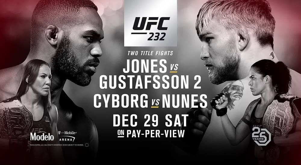 UFC 232: видео и результаты
