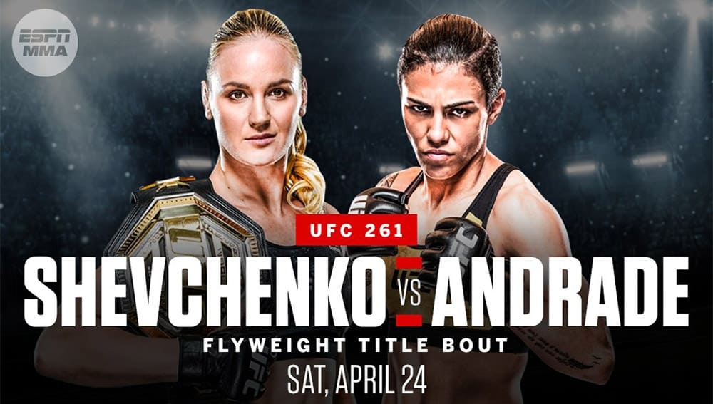 Валентина Шевченко и Джессика Андраде проведут бой на UFC 261