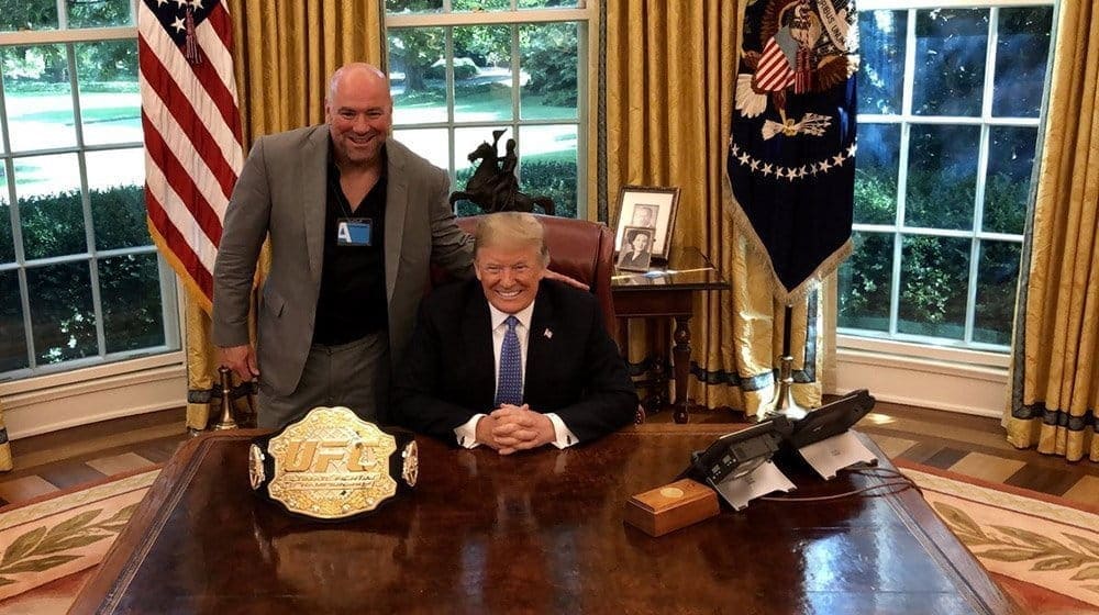 Дана Уайт: «Президент Трамп всегда был большим фанатом UFC»