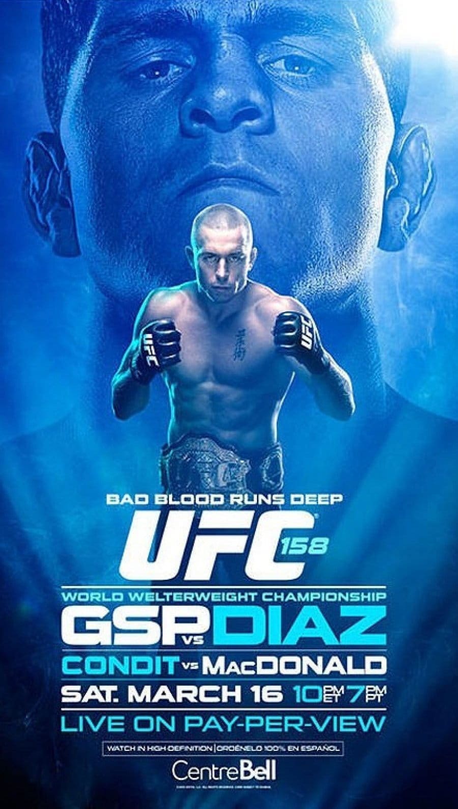 UFC 158 Poster